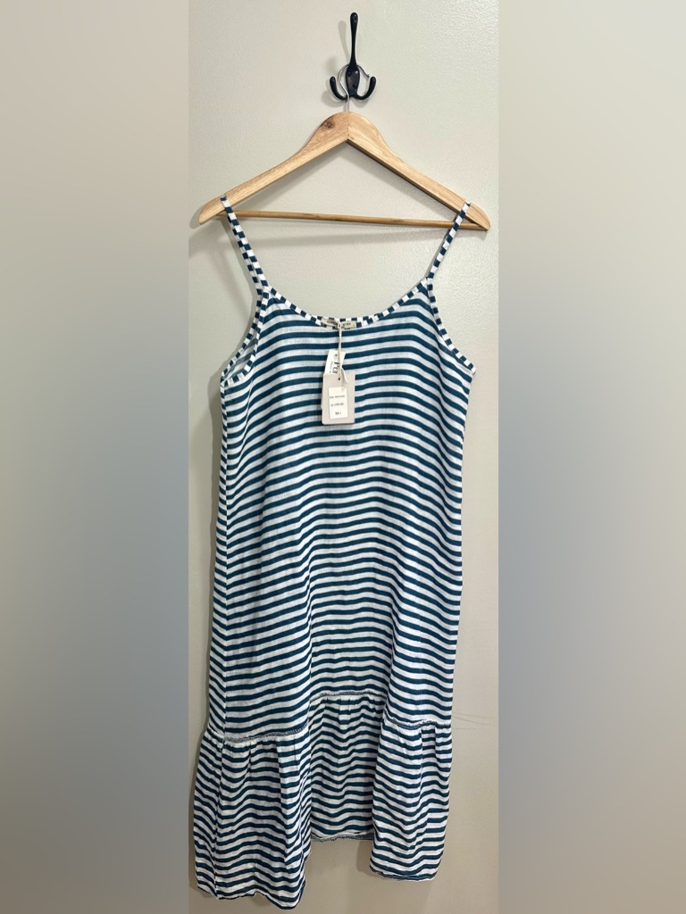 Striped Blue and White Sundress - Unbranded